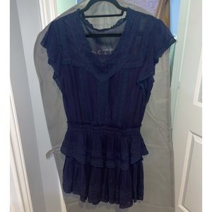 LoveShackFancy Dress in Navy